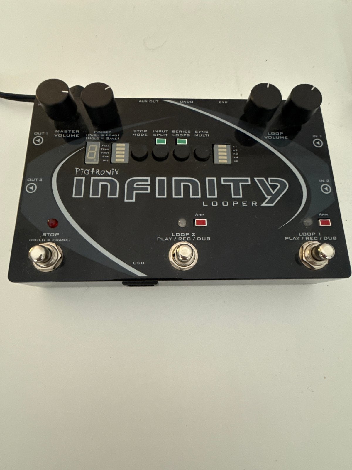 Pigtronix Infinity Looper met Remote - Zo goed als nieuw, Ophalen of Verzenden, Zo goed als nieuw, Overige typen