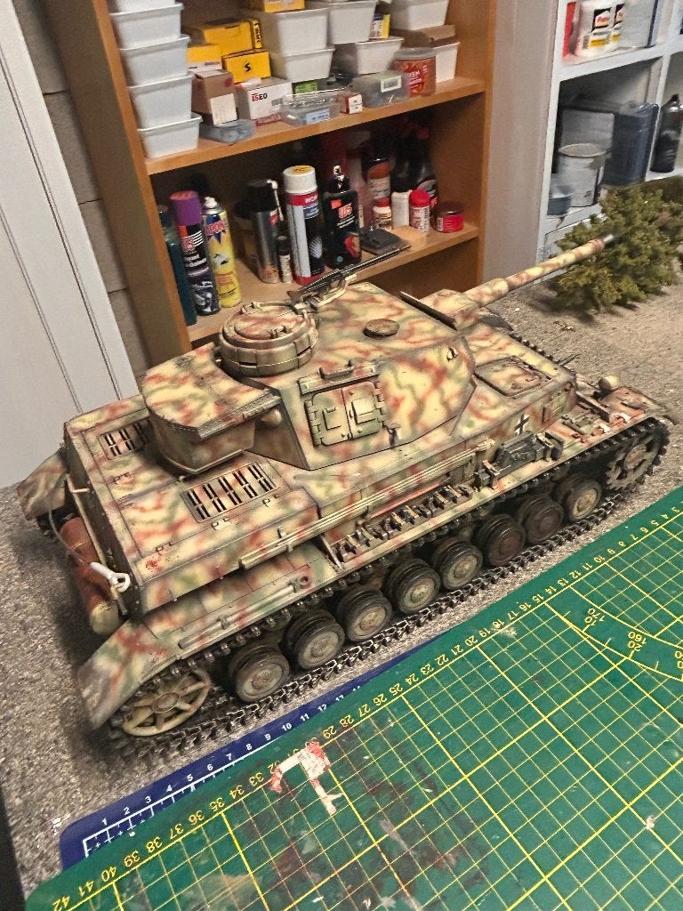 Rc tank Panzer 4 1/16, Ophalen of Verzenden, Gebruikt