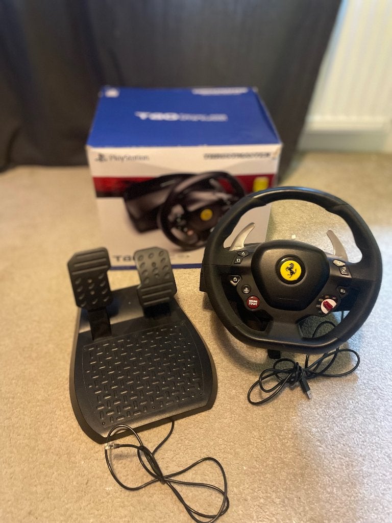 Thrustmaster T80 Ferrari 488 GTB Edition, Ophalen, Zo goed als nieuw, Stuur of Pedalen, PlayStation 4