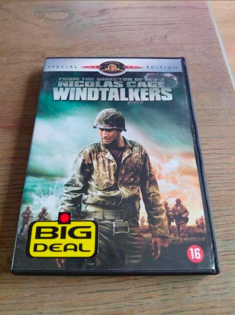 Windtalkers dvd. Nicolas Cage., Vanaf 16 jaar, Ophalen of Verzenden, Gebruikt, Oorlog