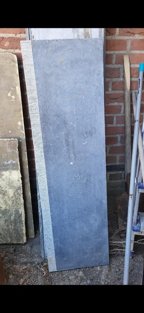 Blauwe hardsteen dorpel/vensterbank, Ophalen of Verzenden, Gebruikt, Overige metalen