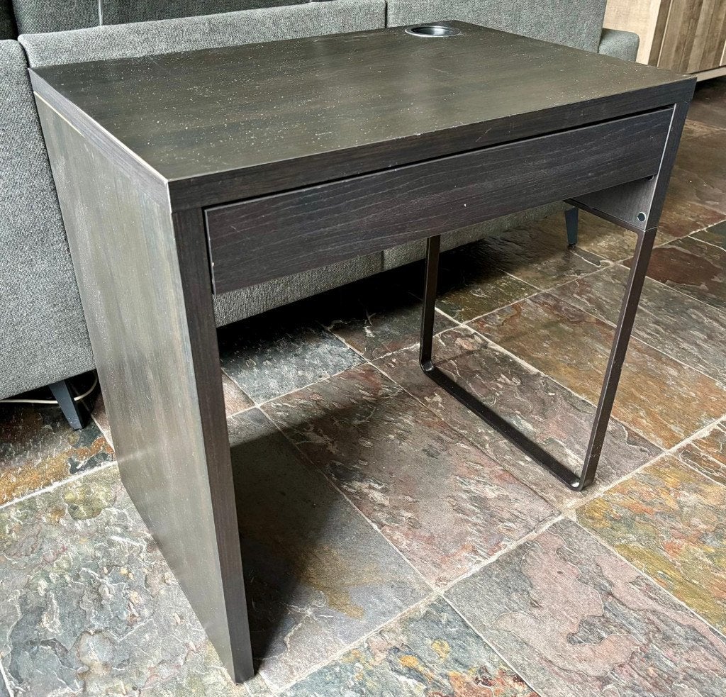 IKEA Micke Bureau, Ophalen, Zwart, 50 cm, Zo goed als nieuw