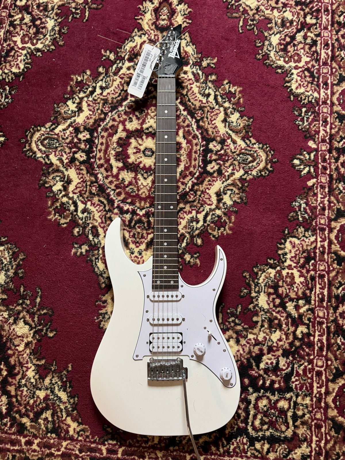 Ibanez GRG40-WH elektrische gitaar - Zo goed als nieuw, Ophalen, Zo goed als nieuw, Solid body, Ibanez