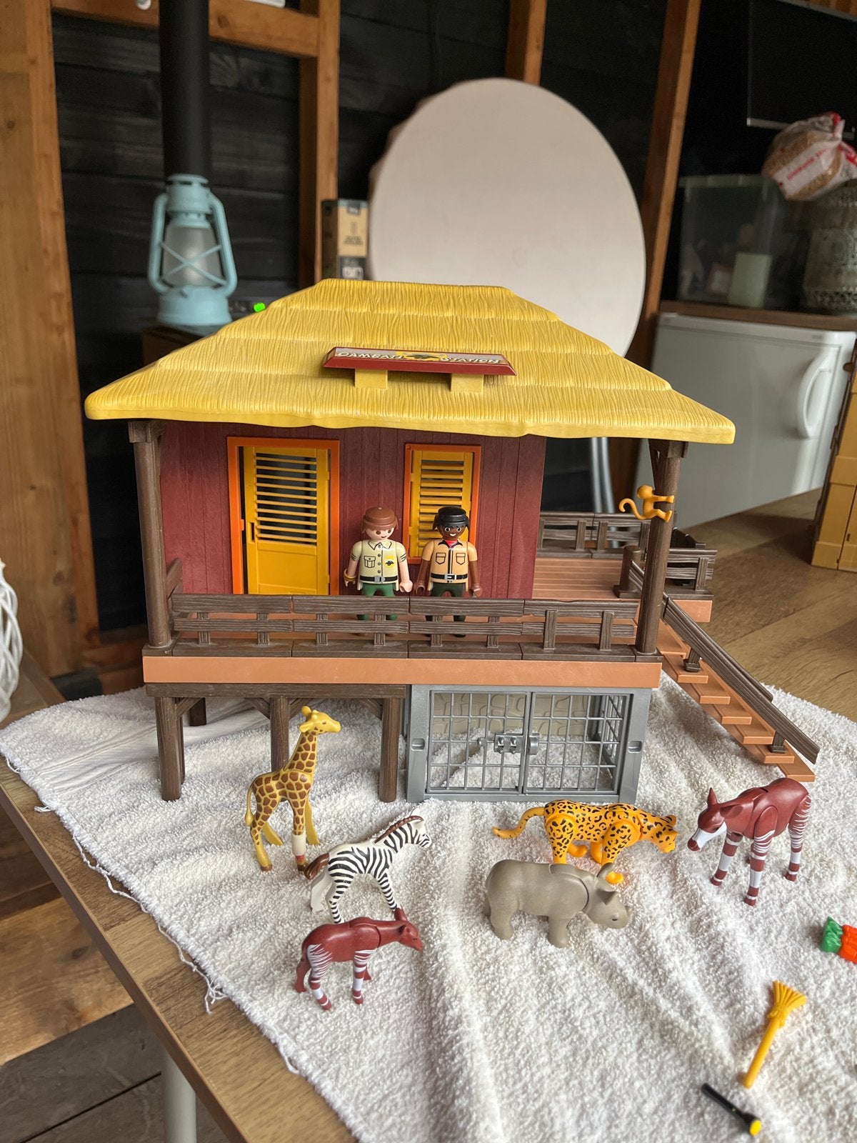 Playmobil Safari Station met Dieren en Figuren, Ophalen of Verzenden, Gebruikt, Jongen of Meisje