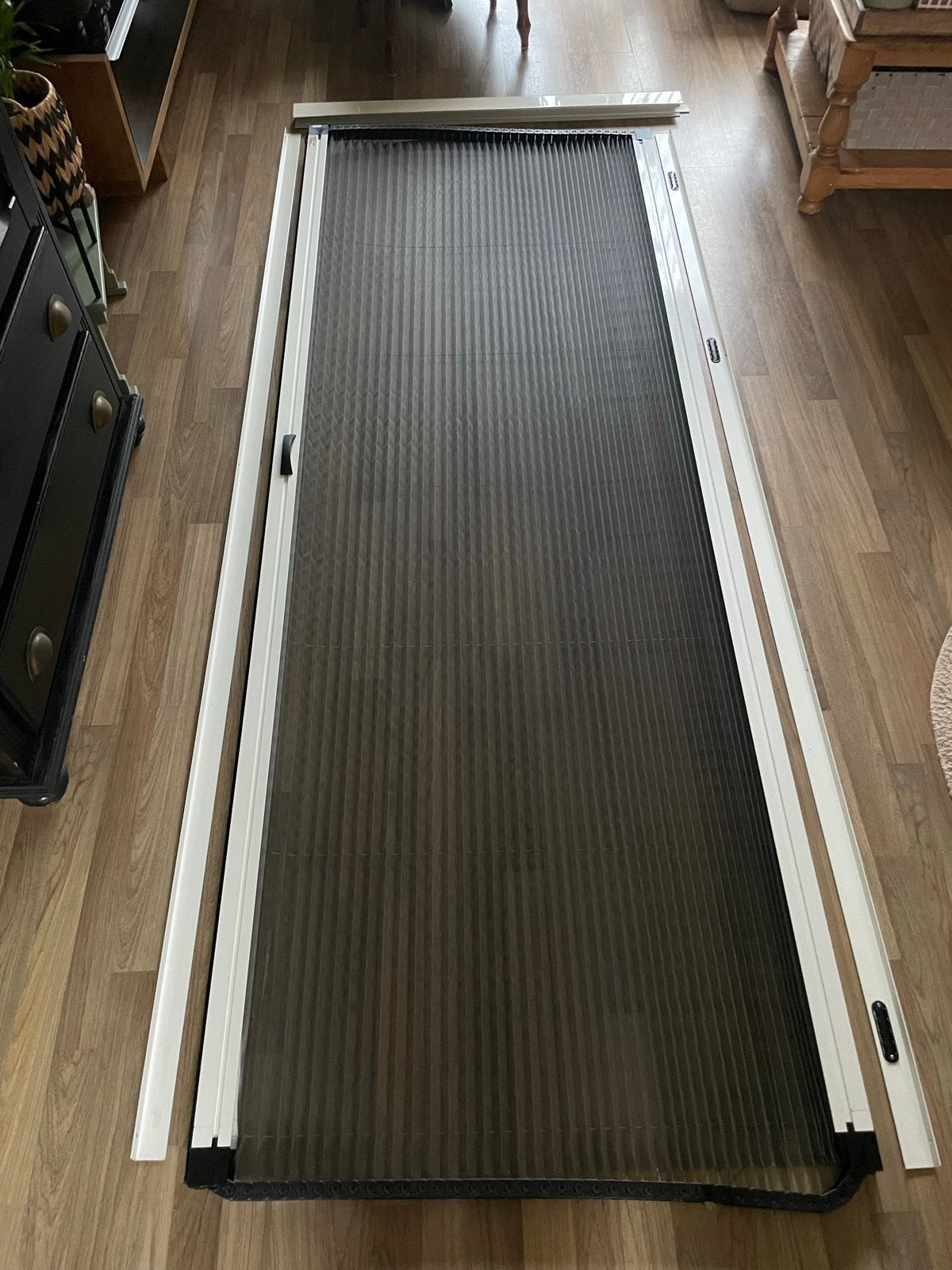 Luxaflex Plissé Hor — 130 x 143 cm, Doe-het-zelf en Verbouw, Ophalen, Kunststof, 80 tot 100 cm, Hordeur