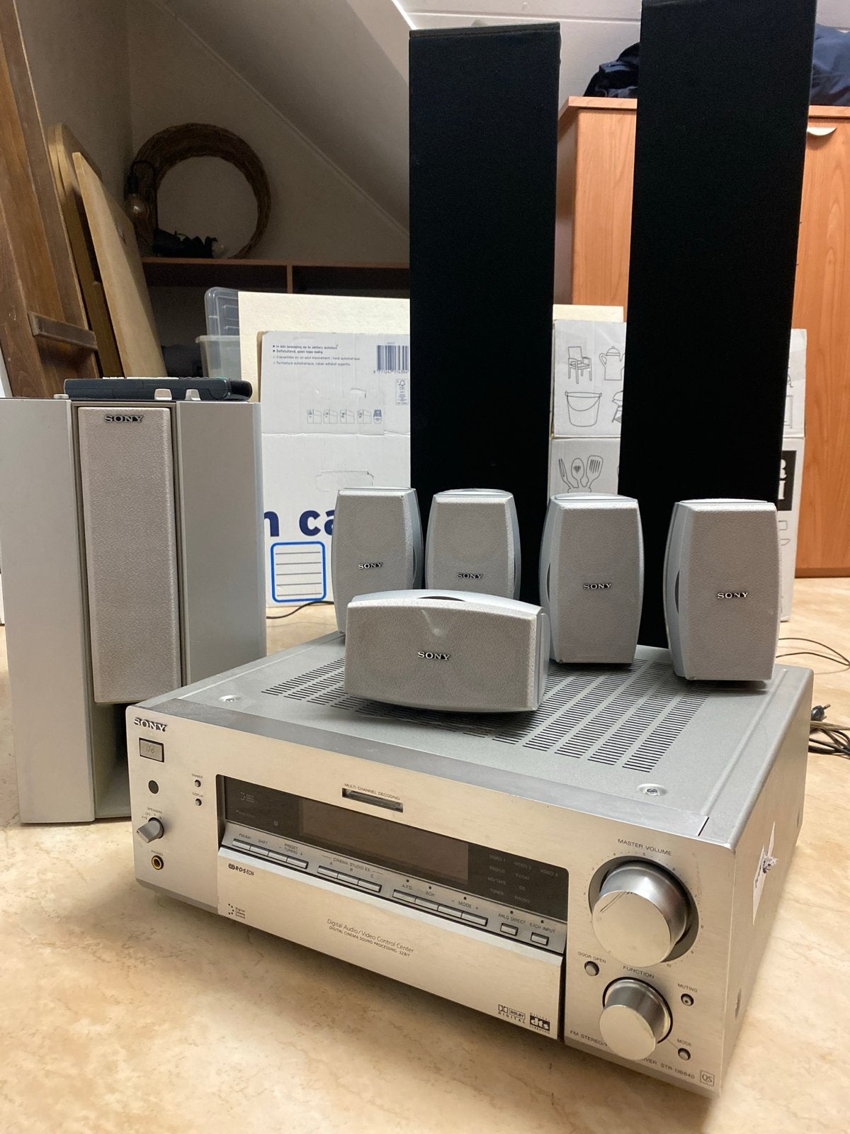 Sony Home Cinema Set met 5.1 Surround Sound, Ophalen, Gebruikt, 70 watt of meer, 5.1-systeem