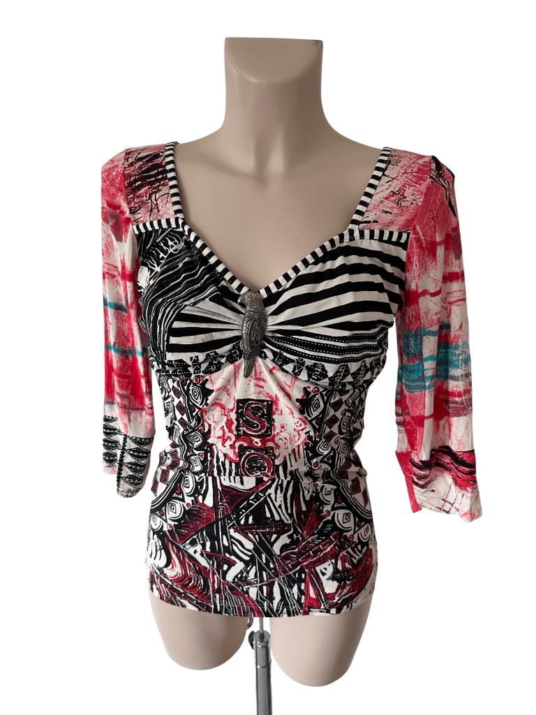Save the Queen shirt S, Kleding | Dames, T-shirts, Zo goed als nieuw, Blauw, Korte mouw, Ophalen of Verzenden