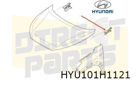 Hyundai Tucson (11/18-2/21) Motorkapscharnier Links Originee, Auto-onderdelen, -, -, Nieuw, Ophalen of Verzenden