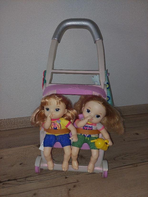 Alive BABY ALIVE 2 popjes en kinderwagentje.., Ophalen of Verzenden, Zo goed als nieuw, Overige typen