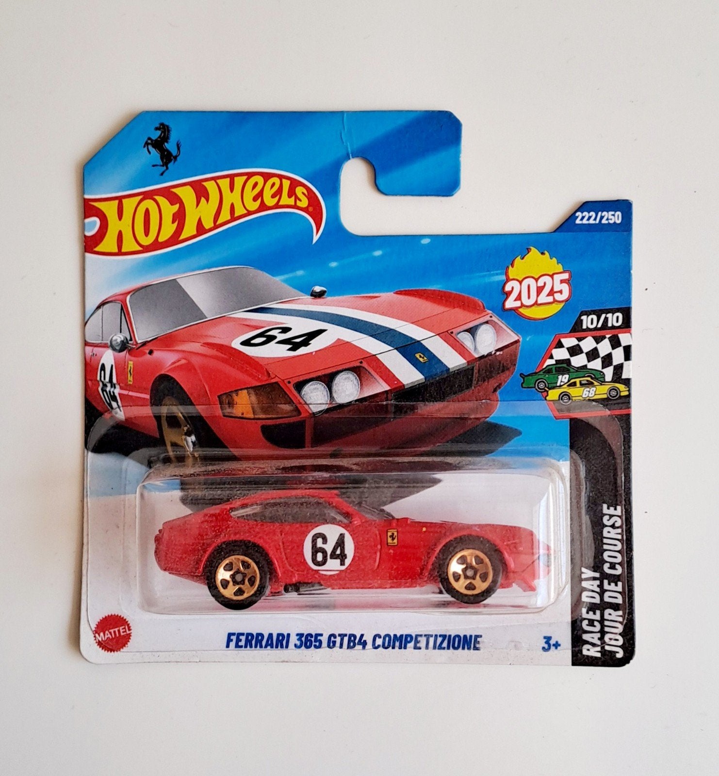 Hot Wheels Ferrari 365 GTB4 Competizione 2025 Race Day, Ophalen of Verzenden, Nieuw, Auto