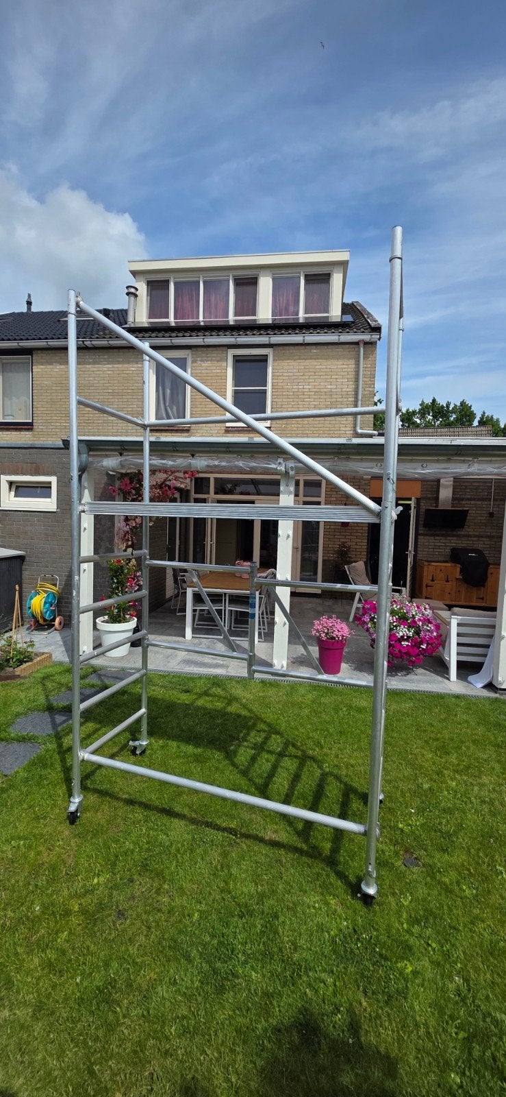 Kamersteiger TE HUUR stahoogte 1.80, Ophalen of Verzenden, Rolsteiger of Kamersteiger, 5 meter of hoger