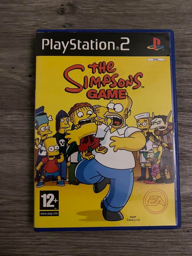 The Simpsons game ps2, Spelcomputers en Games, Games | Sony PlayStation 2, 1 speler, Ophalen of Verzenden, Zo goed als nieuw, Avontuur en Actie
