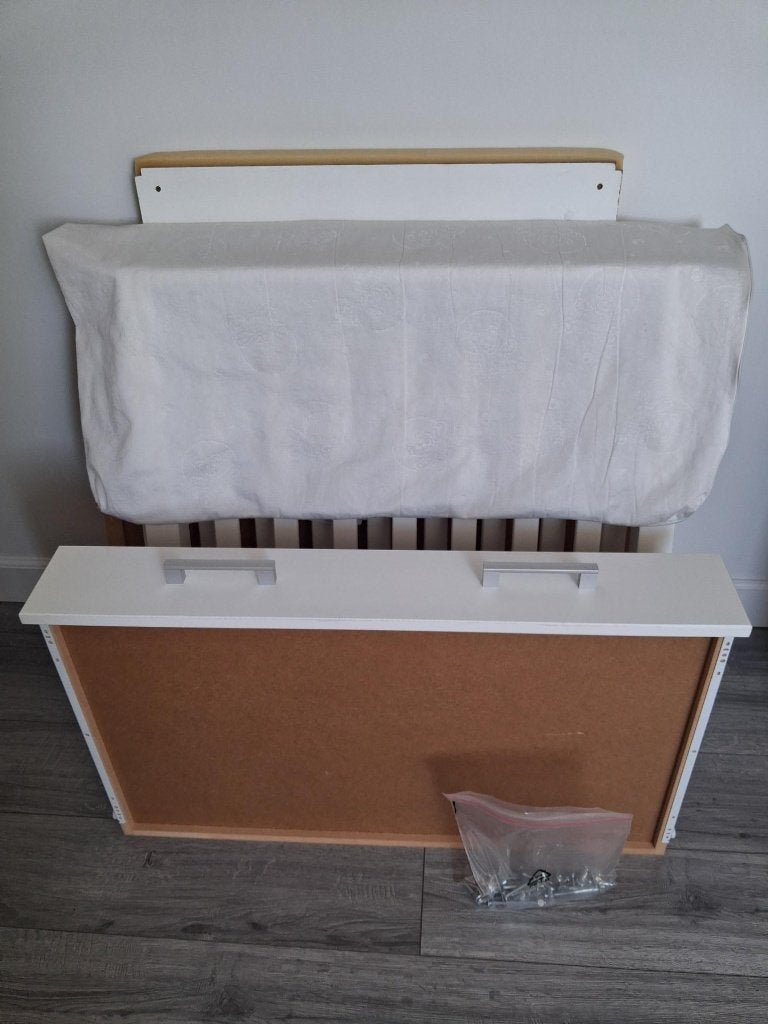 kinderbox met lade, Ophalen of Verzenden, Zo goed als nieuw, In hoogte verstelbaar