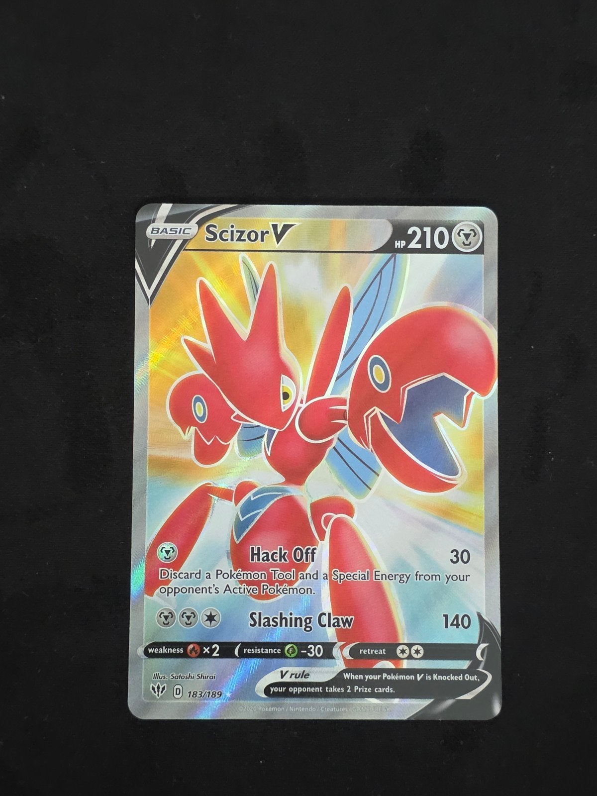 Scizor V 183/189, Ophalen of Verzenden, Nieuw, Losse kaart, Foil