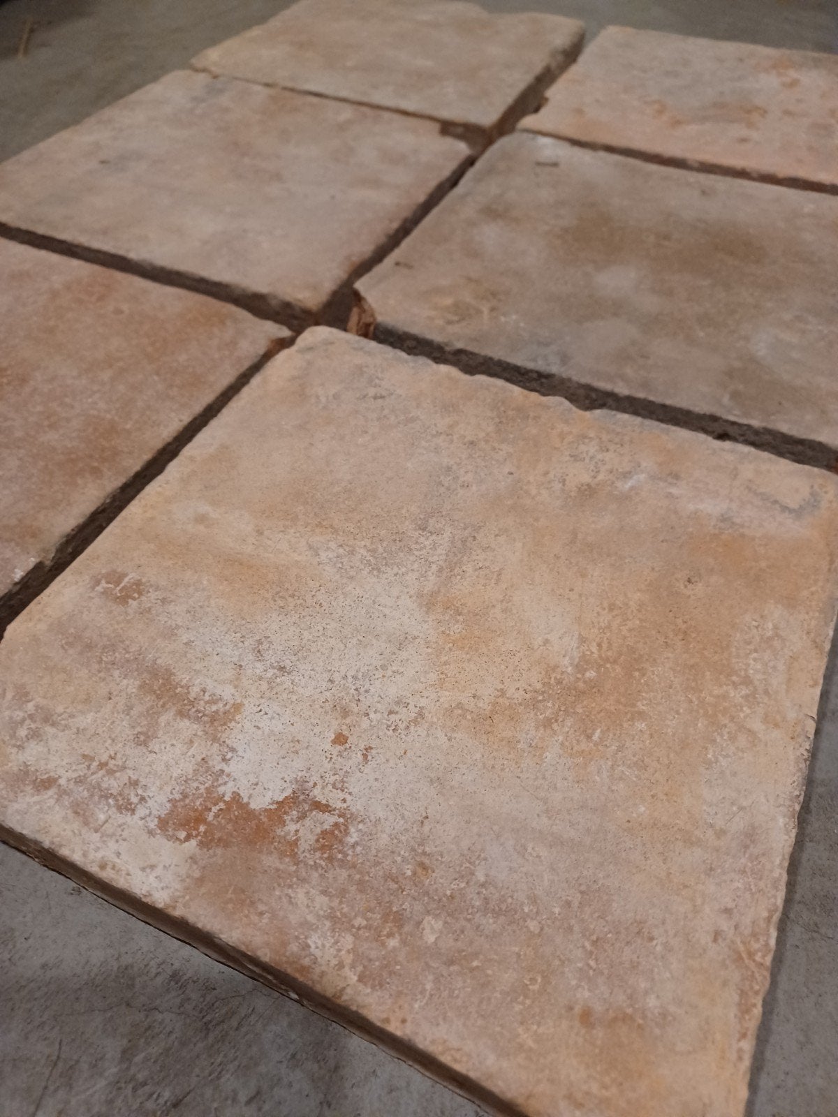 Authentieke estrikken/Boerenplavuizen 20x20, Ophalen, Steen of Klei, 10 m² of meer, 10 tot 30 cm