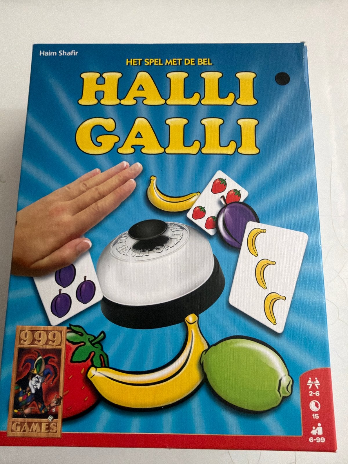 Halli Galli - Het snelle kaartspel met de bel, Een of twee spelers, Ophalen of Verzenden, Gebruikt