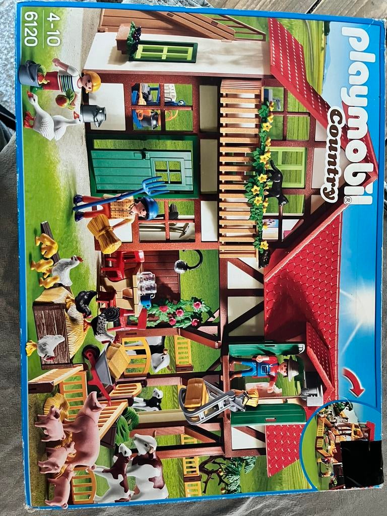 Playmobil grote boerderij 6120, Ophalen of Verzenden, Zo goed als nieuw