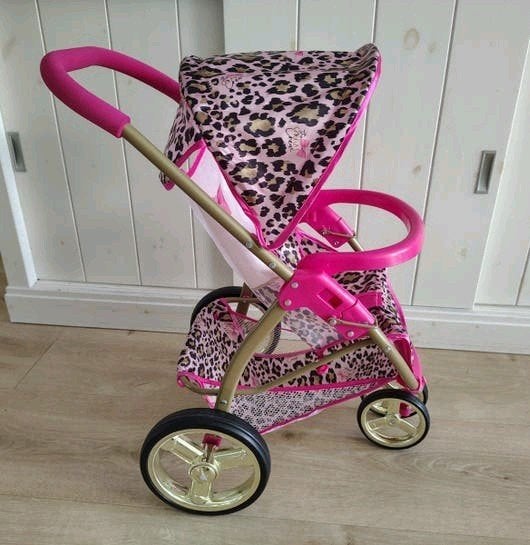 Poppenwagen kinderwagen pop evt met verzorgingstas Baby Born, Ophalen of Verzenden, Gebruikt, Babypop