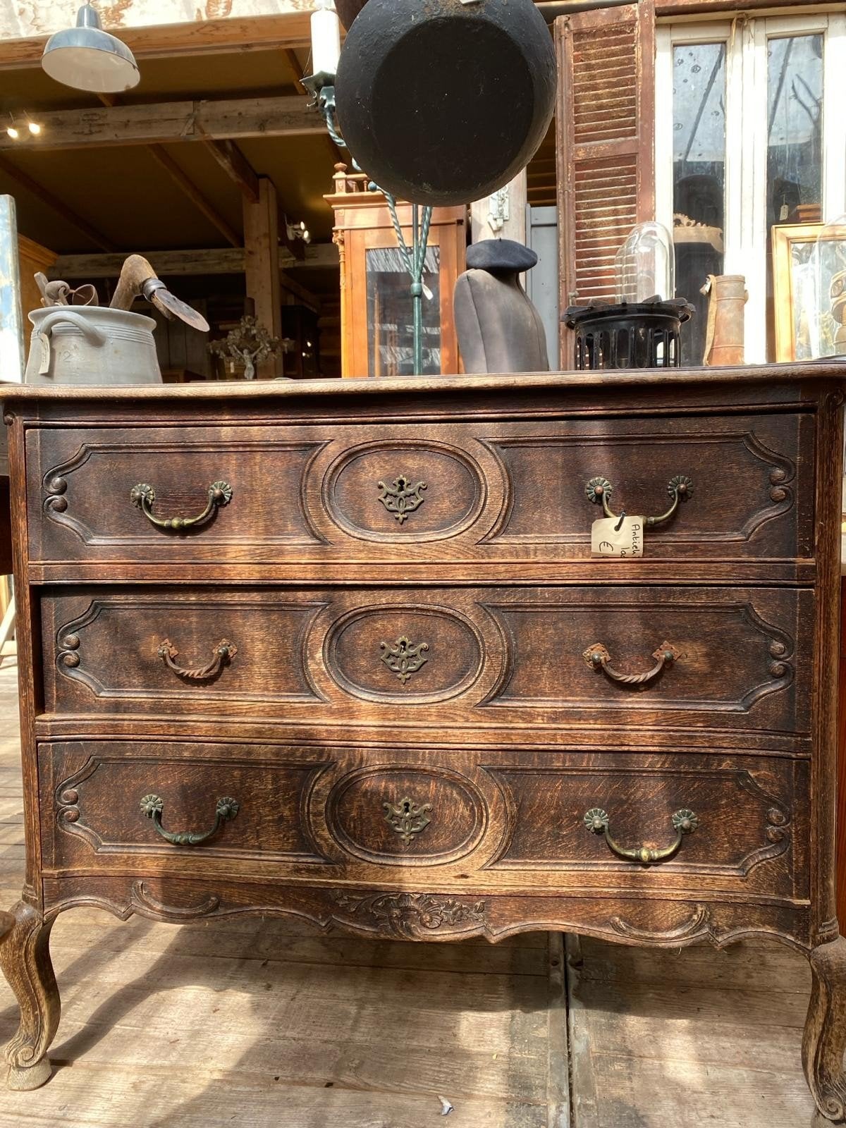 Antieke Franse ladekast kast dressoir commode, Ophalen
