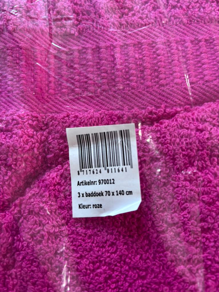 Roze handdoeken, Ophalen, Nieuw, Roze, Handdoek