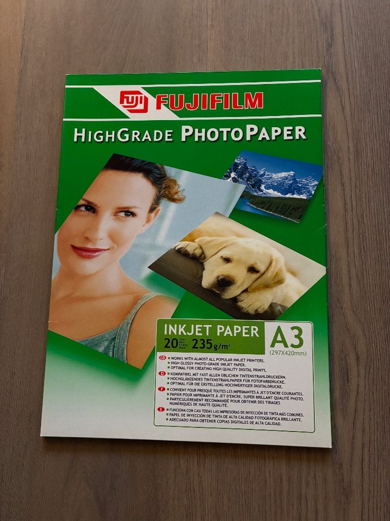 Fujifilm HighGrade PhotoPaper A3 - 20 vellen, A3, Fujifilm, Nieuw, Ophalen of Verzenden