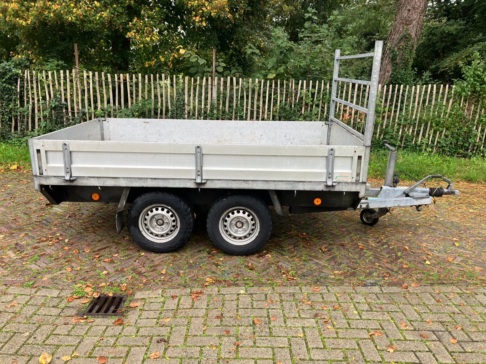 Anssems 2000 kg aanhanger 155x280 aanhangwagen trailer, Ophalen, Gebruikt