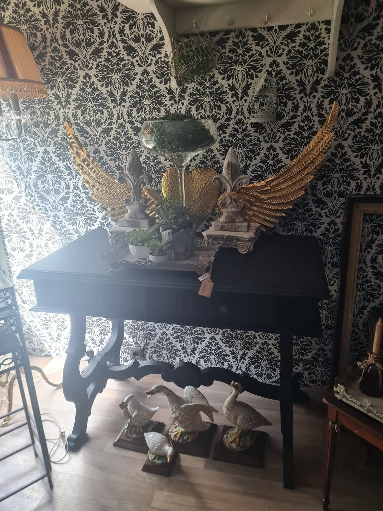 52 cm hoge bokaal op voet, Heikant 21 Kaatsheuvel, Meerkleurig, Belle Vieille Brocante, Ophalen of Verzenden