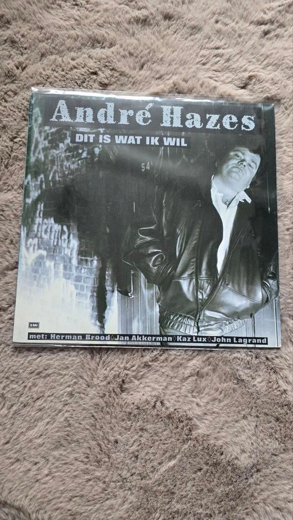 André Hazes - Dit Is Wat Ik Wil LP (Blues met gasten), Ophalen of Verzenden, Zo goed als nieuw, 12 inch, Levenslied of Smartlap