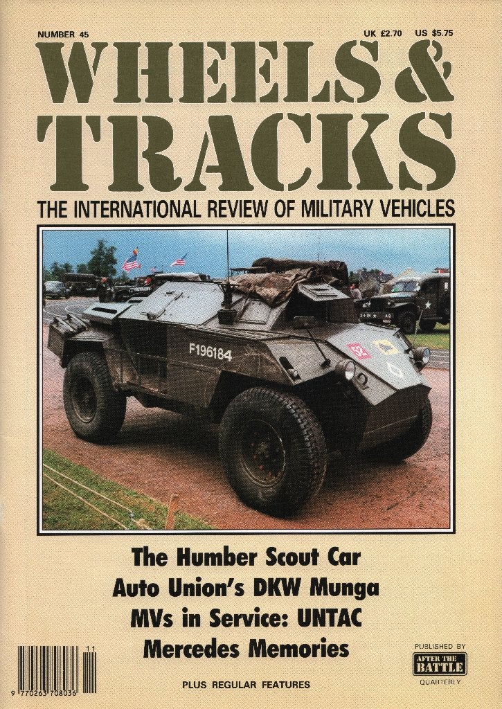 WHEELS & TRACKS magazine No 45 The Humber Scout ar, Ophalen of Verzenden, Voor 1940, Zo goed als nieuw, Landmacht