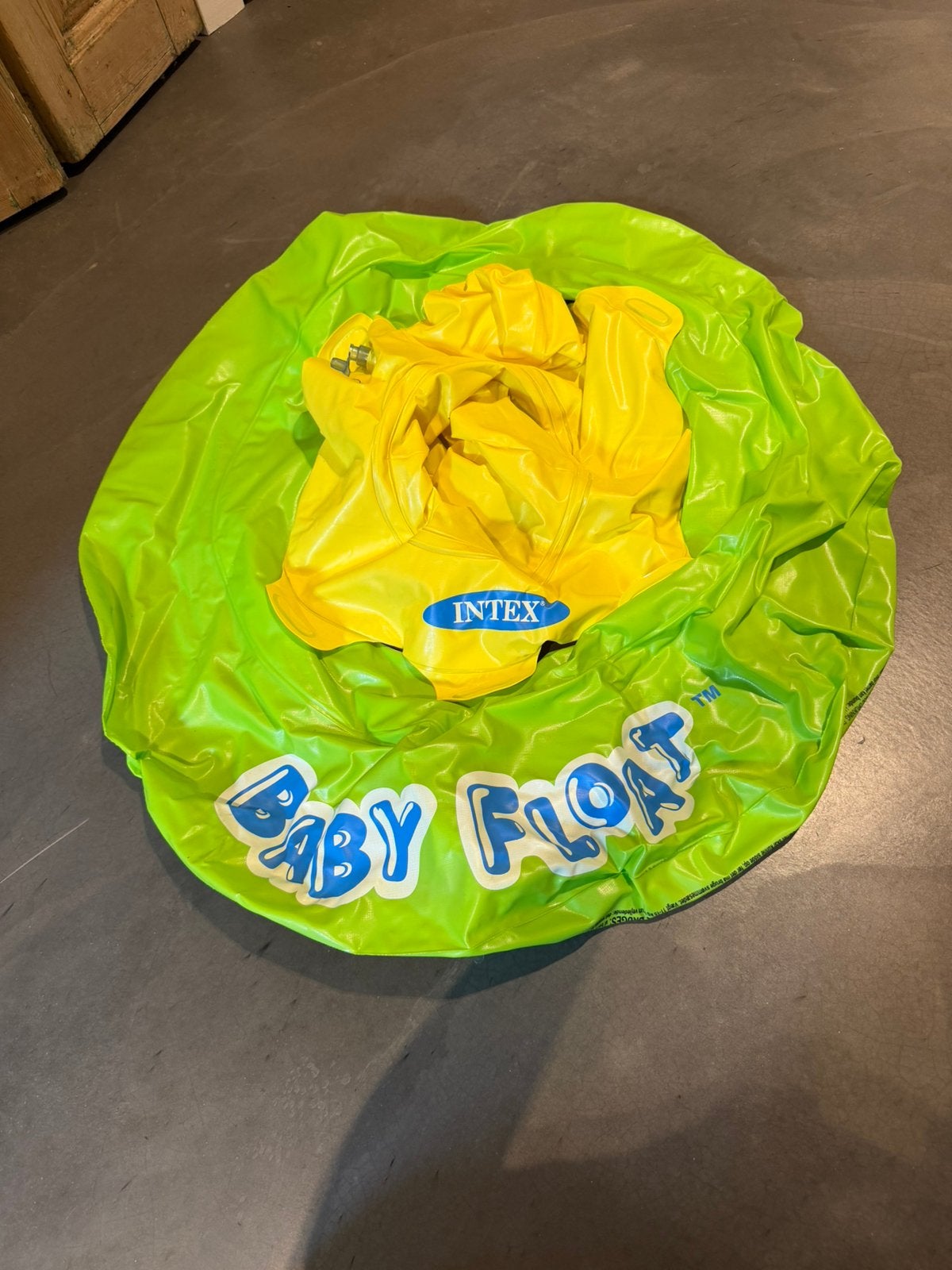 Intex Baby Float Zwemband - Geel/Groen, Ophalen, Zo goed als nieuw
