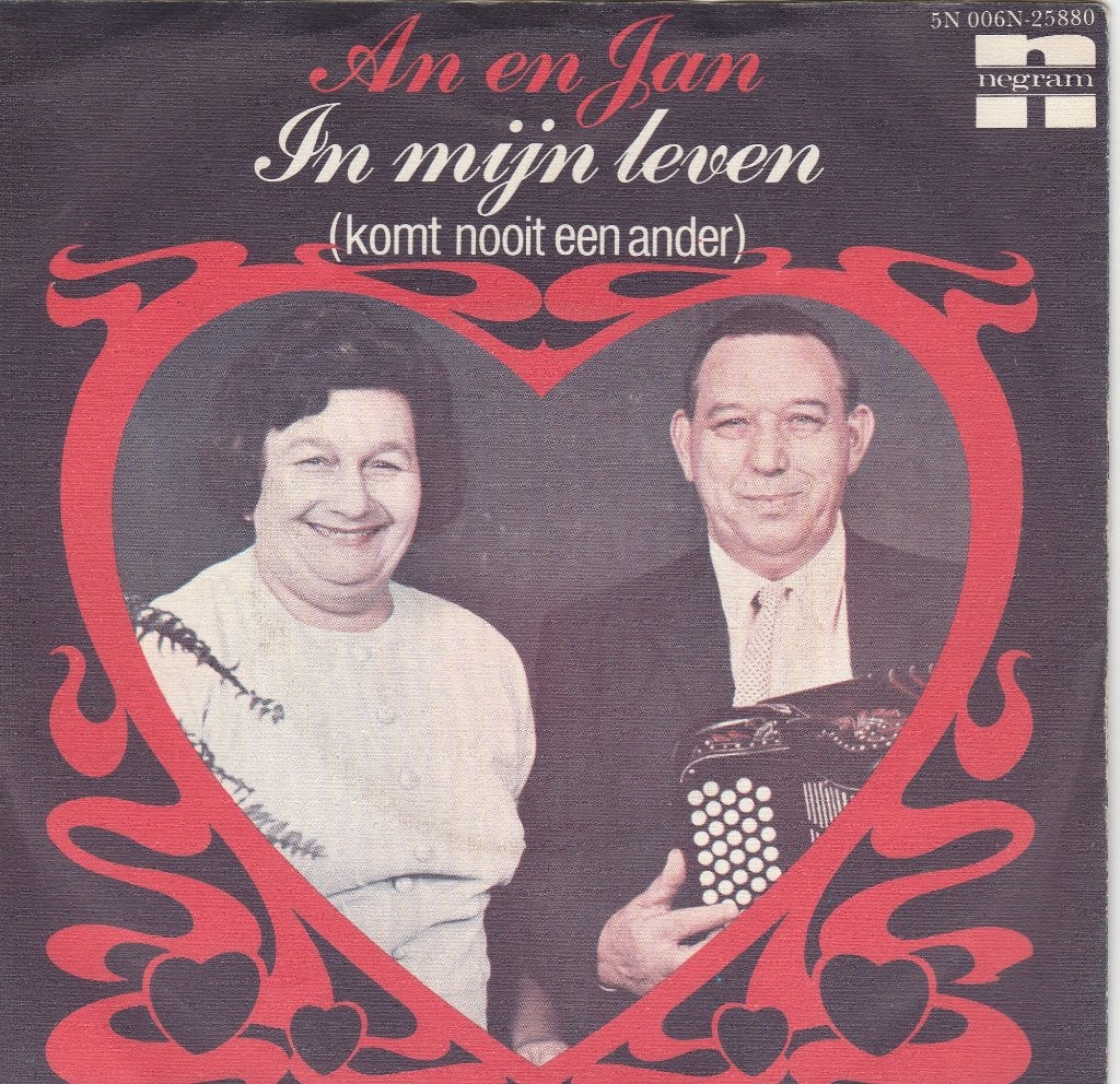 An En Jan – In Mijn Leven (Komt Nooit Een Ander) PIRAAT, Cd's en Dvd's, Ophalen, Gebruikt, Nederlandstalig