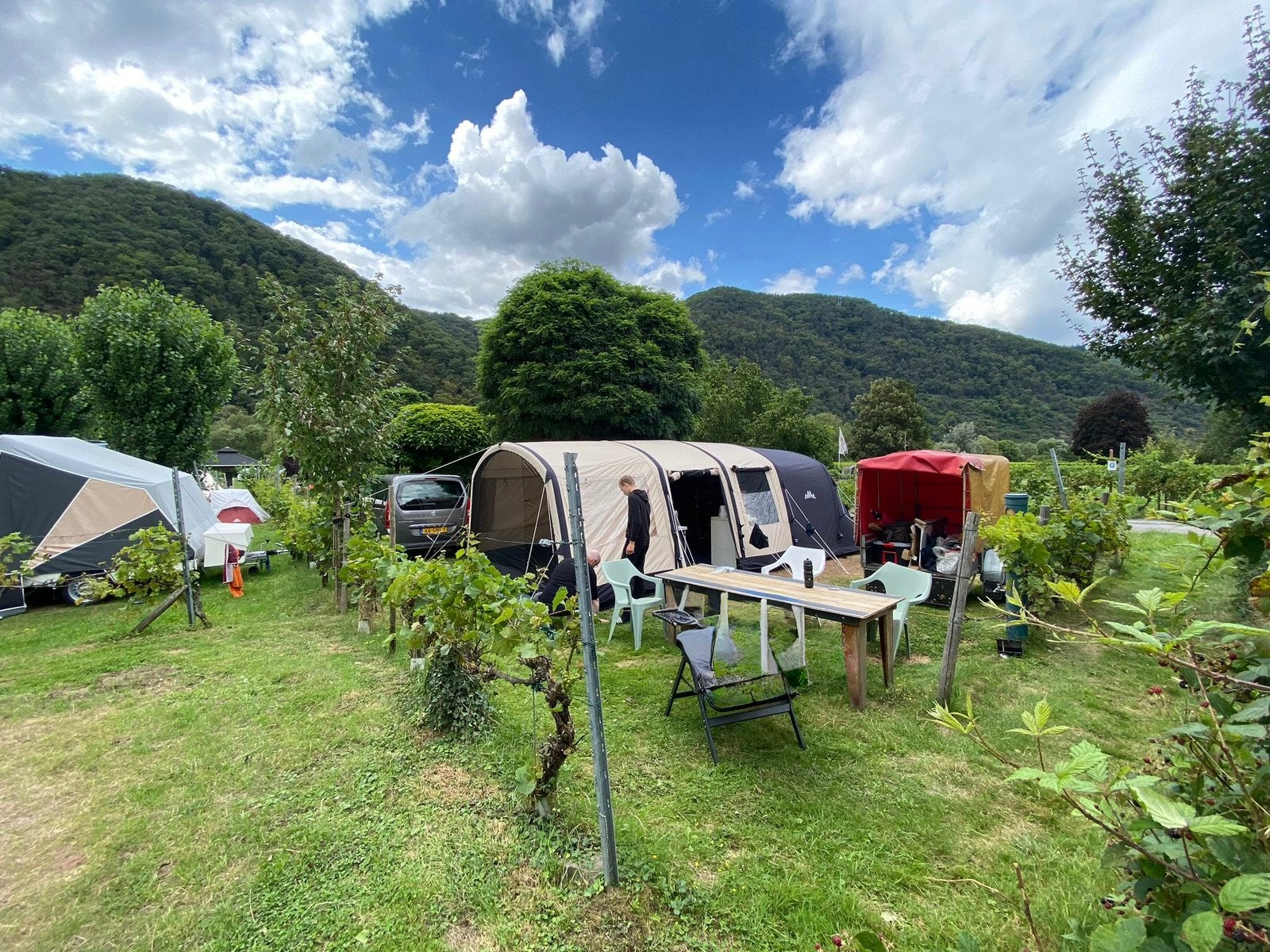 Obelink Miami 5 TC Easy Air opblaasbare tunneltent, Caravans en Kamperen, Tenten, Ophalen, Tot en met 5