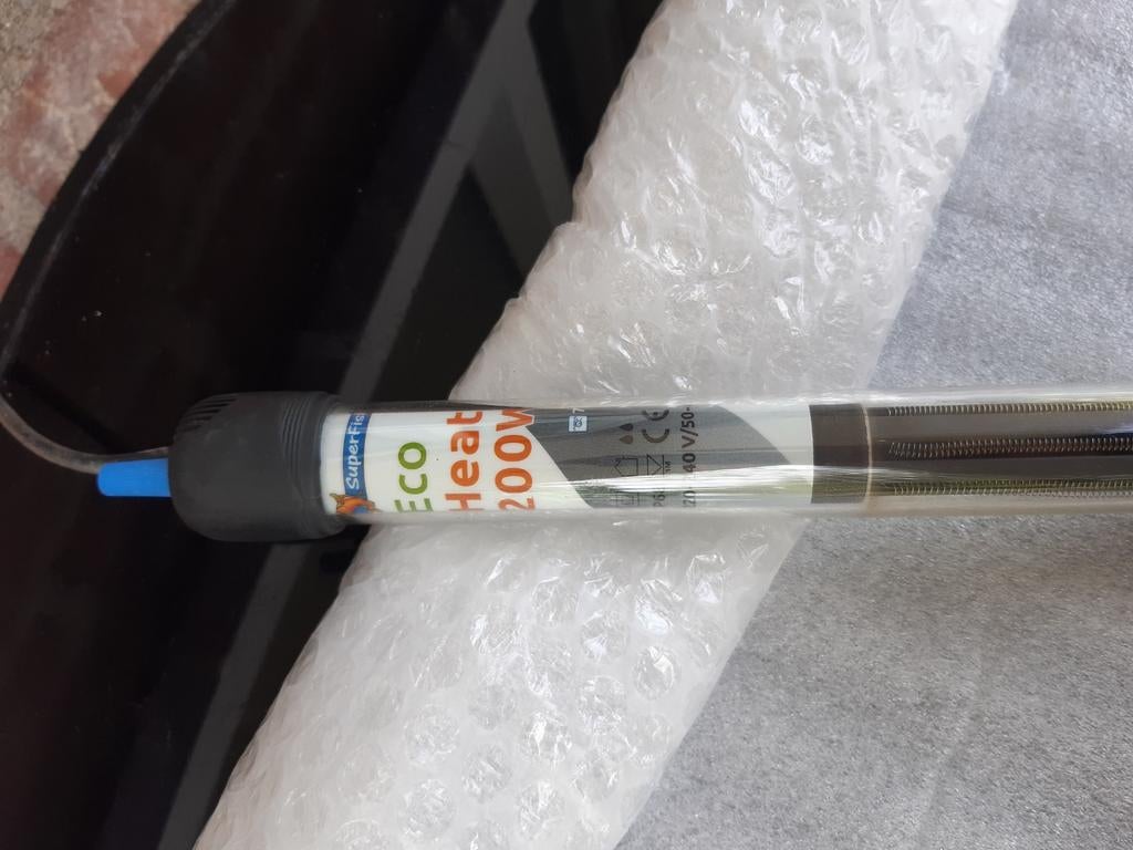Superfish aquarium heater 200 watt., Dieren en Toebehoren, Vissen | Aquaria en Toebehoren, Ophalen of Verzenden, Verlichting of Verwarming