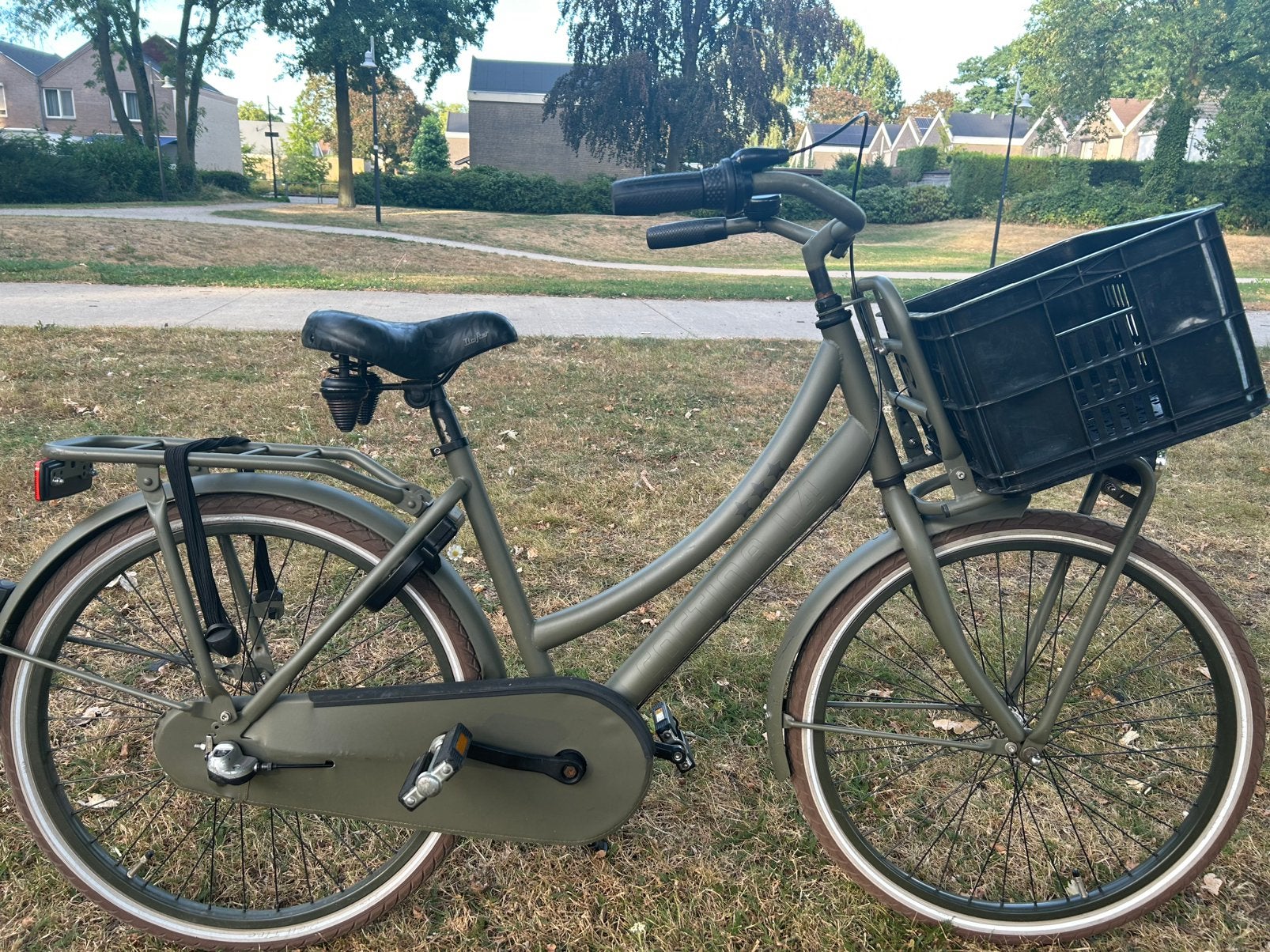 Cortina U4 Transport Mini 24 inch legergroen, Ophalen, Terugtraprem, Versnellingen, Gebruikt