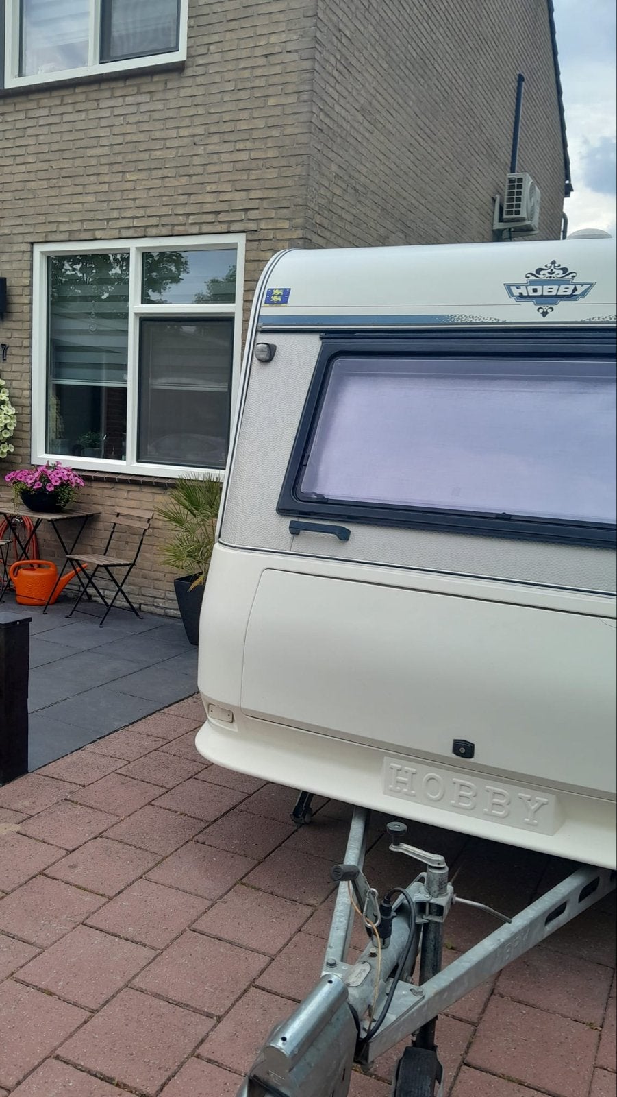 Hobby Caravan 400 met luifel en voortent, Hobby, Particulier, Luifel, Tot en met 4