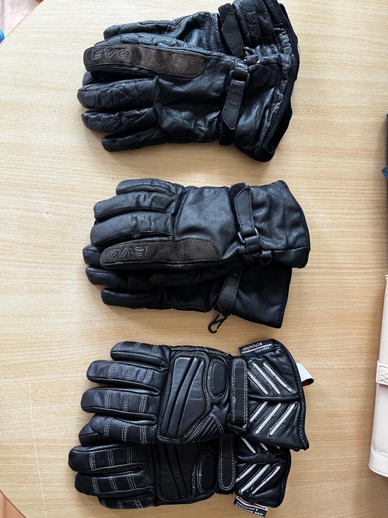 Motorhandschoenen xs (3 paar) - EVO, Motoren, Ophalen of Verzenden, Tweedehands, Dames, Handschoenen
