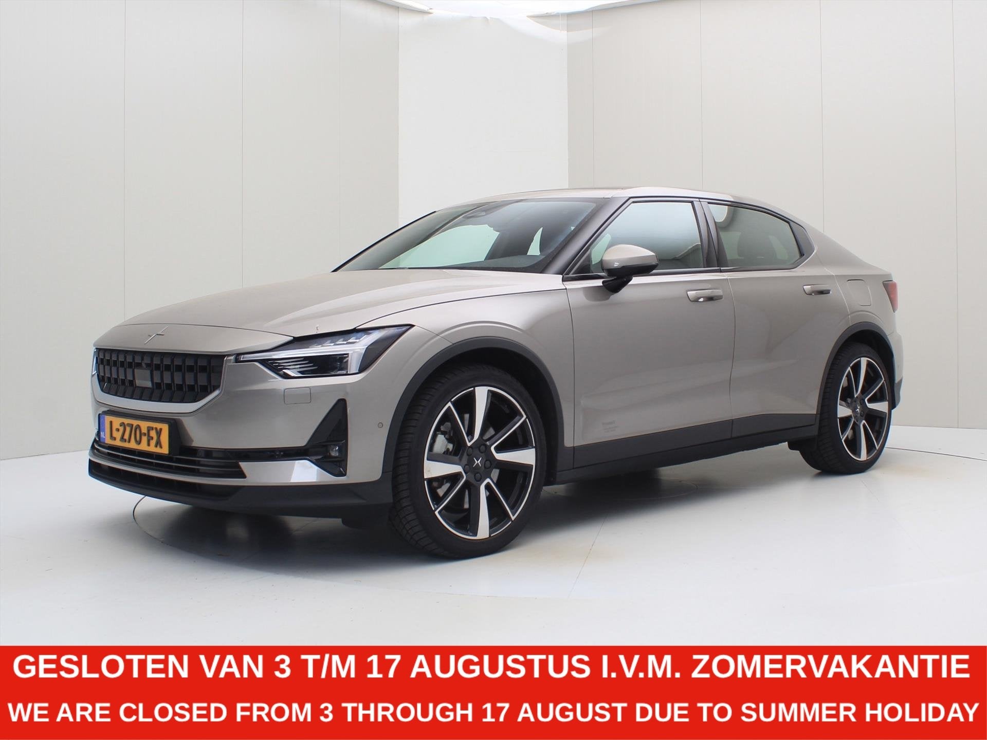 Polestar 2 Long Range Dual Motor 408PK 78kWh 92% SoH [ PILOT, Auto's, Polestar, Polestar 2, Gebruikt, Zwart, Origineel Nederlands