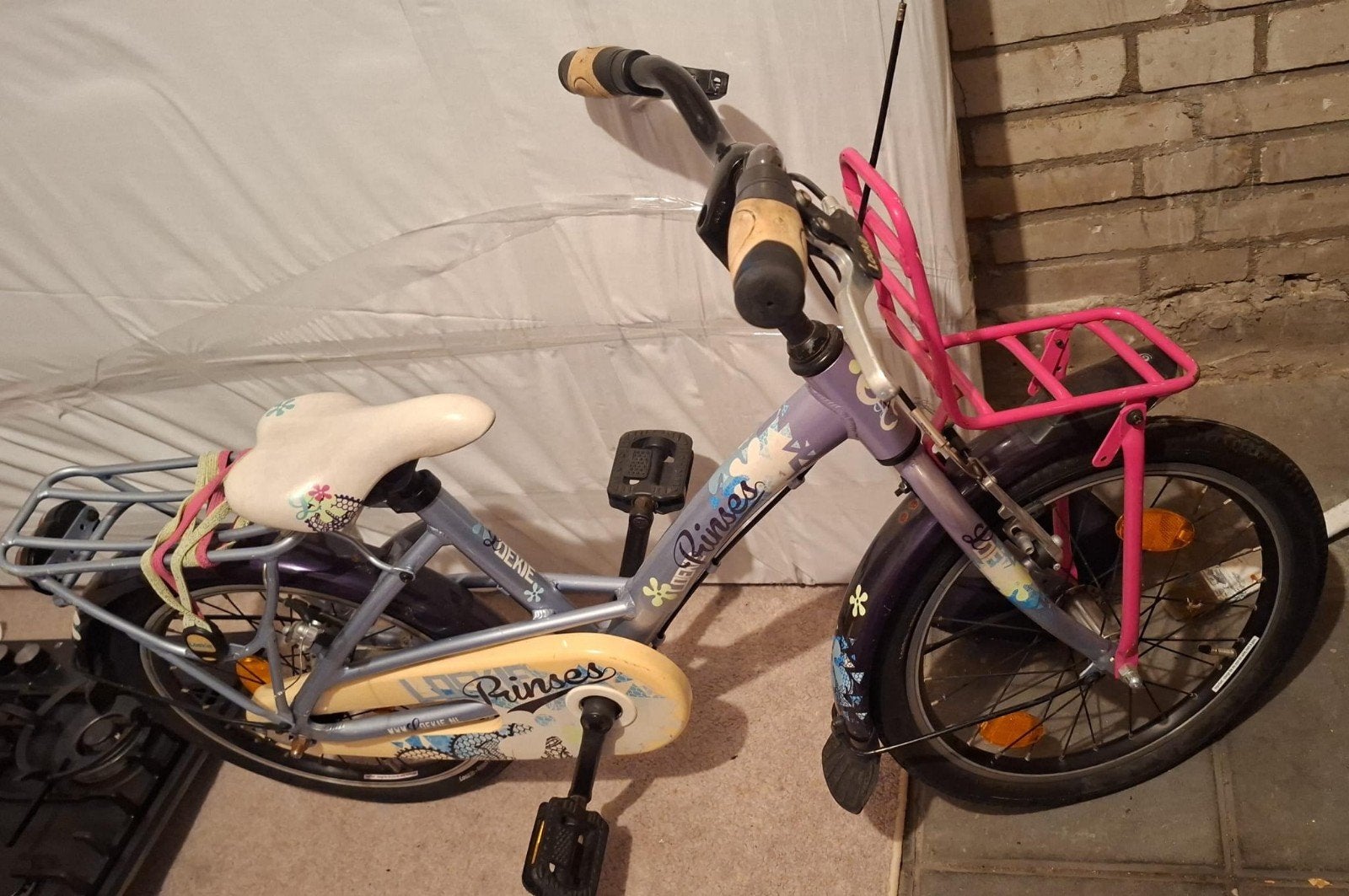 Kinderfiets Loekie Prinses 16 inch, Ophalen