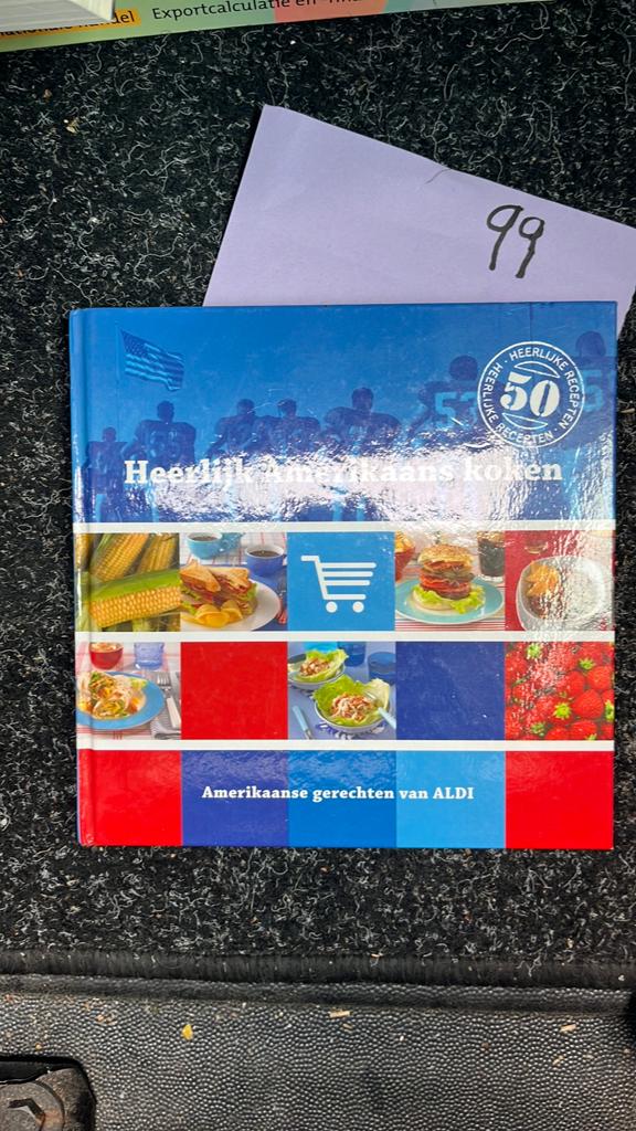 Heerlijk Amerikaans Koken - 50 Recepten van ALDI, Boeken, Kookboeken, Ophalen of Verzenden, Zo goed als nieuw, Overige gebieden