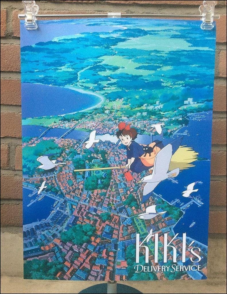 KIKI\'S DELIVERY SERVICE Studio Ghibli Anime kunst POSTER ., Verzamelen, Stripfiguren, Verzenden, Kuifje, Nieuw, Beeldje of Figuurtje