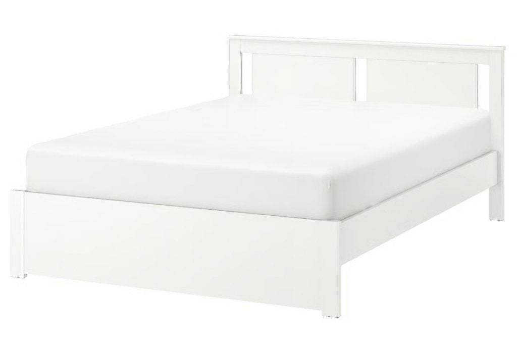 SONGESAND (Ikea) bed 140/200, Ophalen, Gebruikt, Wit, Tweepersoons