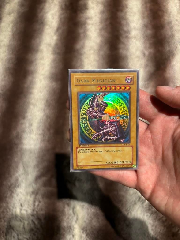 Yugioh 1st edition SDY dark magician Nm/nm+, Hobby en Vrije tijd, Verzamelkaartspellen | Yu-gi-Oh!, Ophalen of Verzenden, Zo goed als nieuw