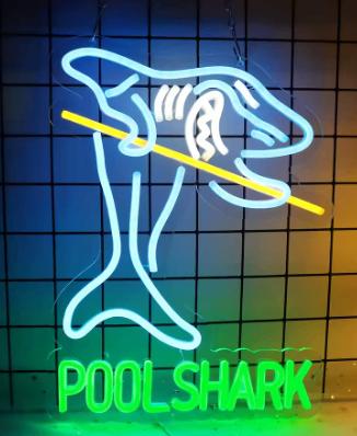 Pool shark LED neon decoratie verlichting en veel andere, Led verlichting, Lichtbak of (neon) lamp, Nieuw, Ophalen of Verzenden