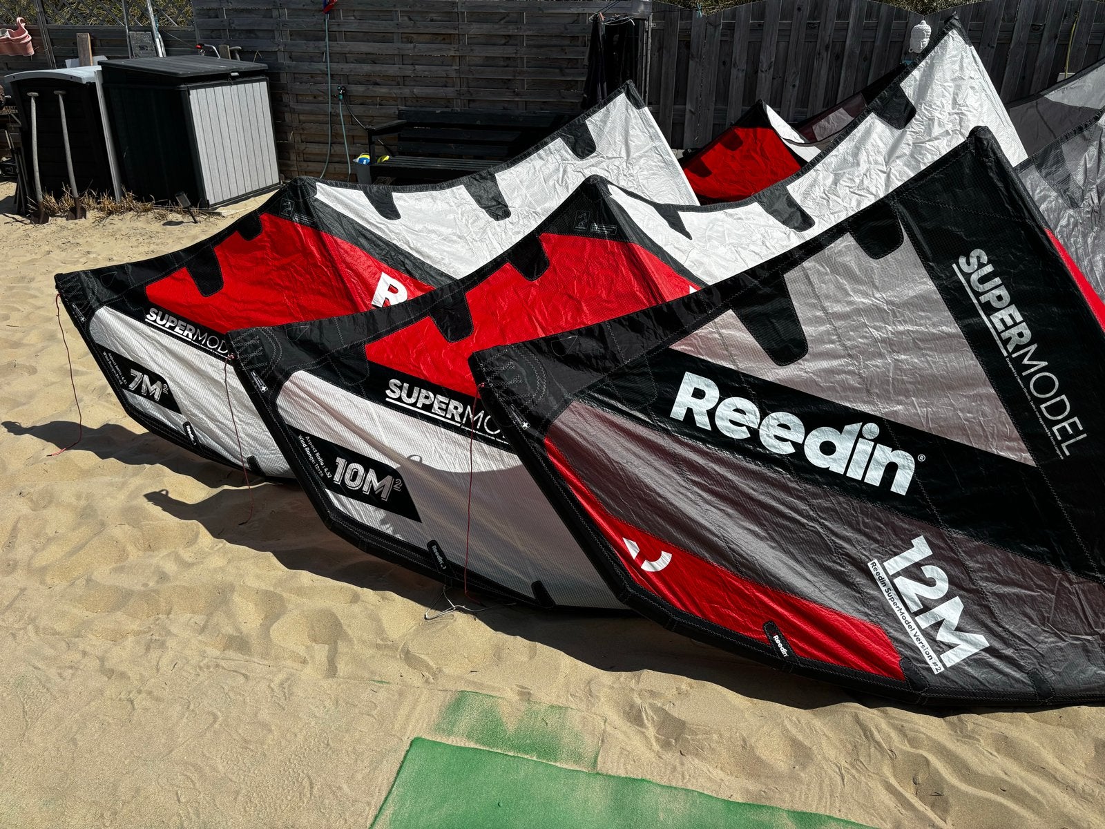Reedin SuperModel- 7m (V1), 10m (V1), 12m (V2), Ophalen, Gebruikt, Geen board, Kite