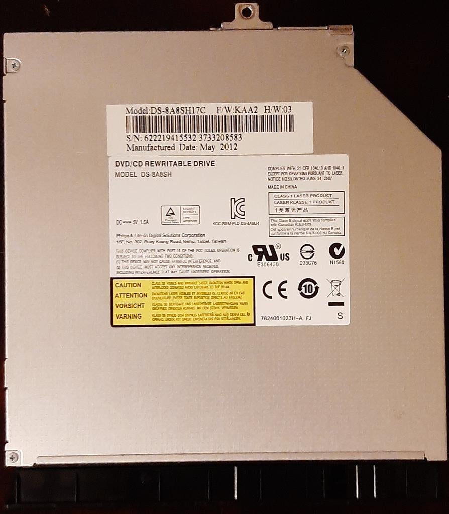 📀2e hands: Philips Liteon interne dvd brander🏷️€11,25-, Computers en Software, Optische drives, Gebruikt, Intern, Windows, Cd