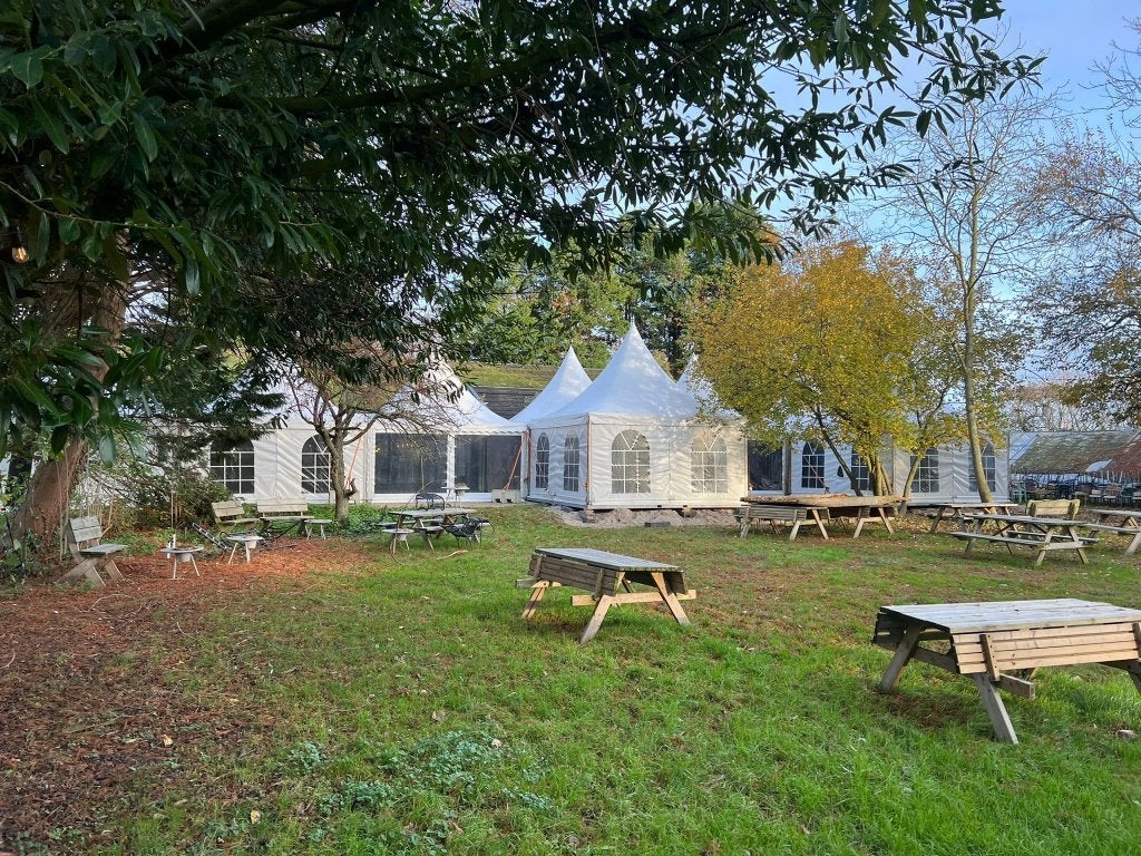 Pagode tent, Gebruikt, 4 tot 6 meter, Pagodetent, Opvouwbaar