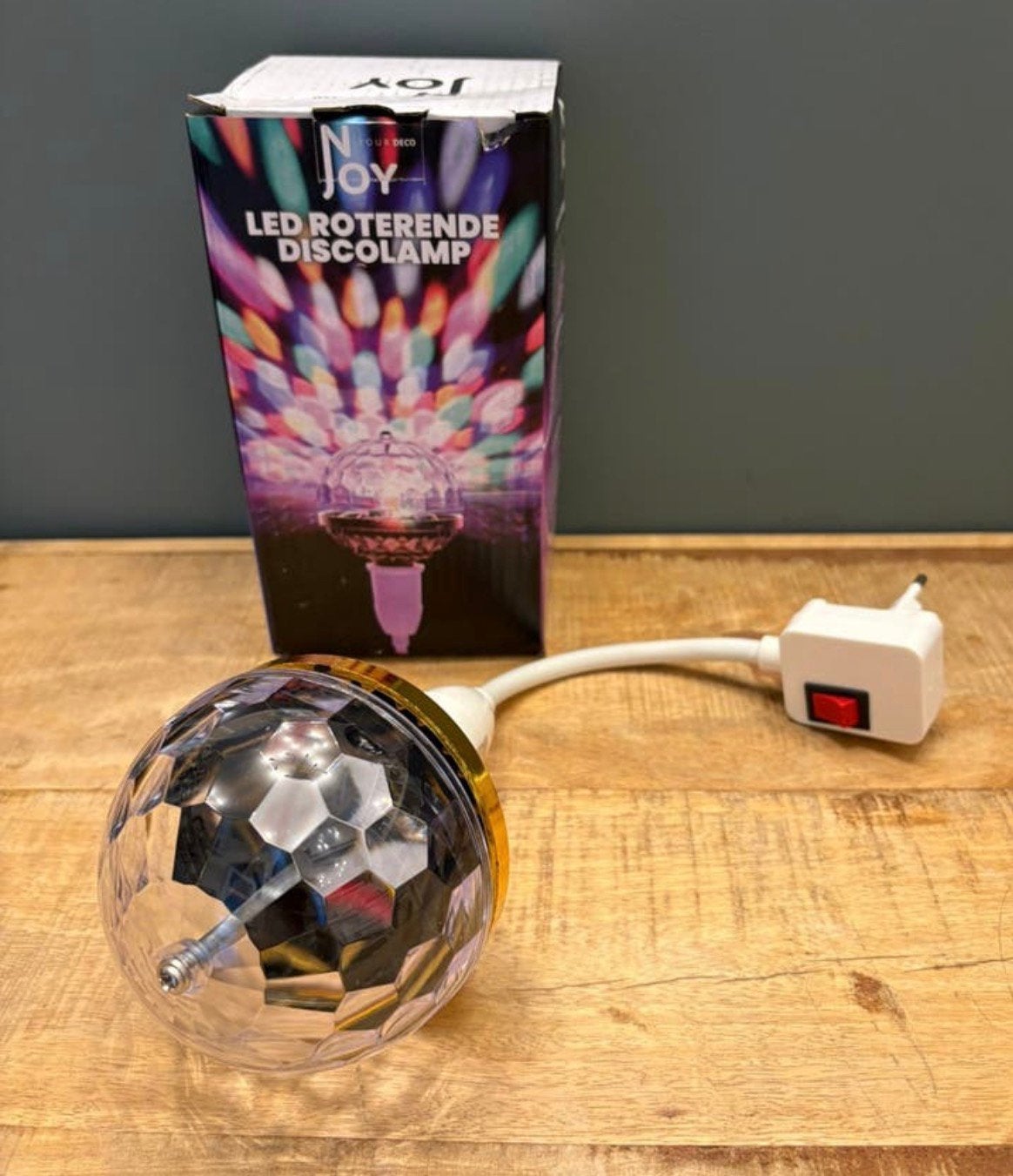 LED roterende discolamp, Ophalen of Verzenden, Nieuw