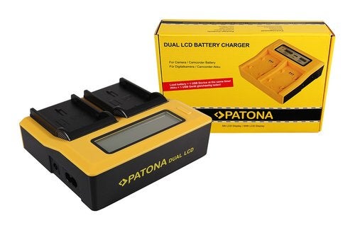 Dual LCD USB Charger Pentax D Li90 D-Li90, Verzenden, Nieuw