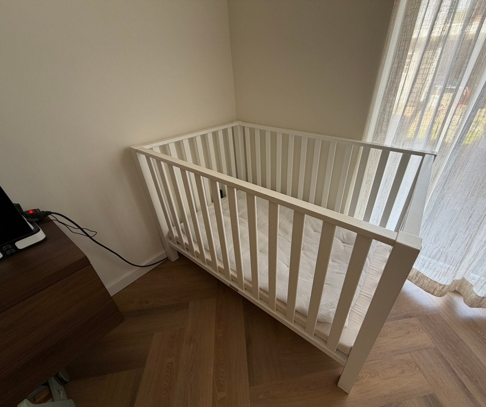 Tweelingbox, Kinderen en Baby's, Boxen, Ophalen, Gebruikt, In hoogte verstelbaar