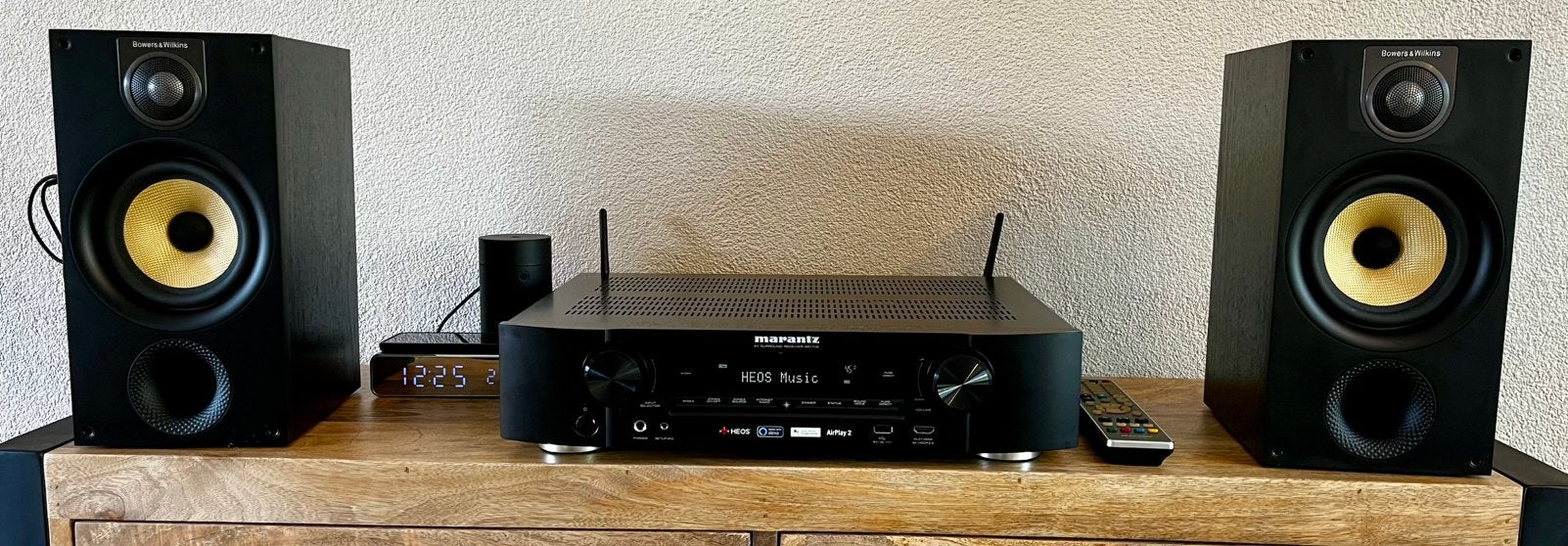 Marantz NR1710 +Bowers & Wilkins 686 S2 HiFi Set (Als Nieuw), Ophalen, Zo goed als nieuw, 60 tot 120 watt, Bowers & Wilkins (B&W)